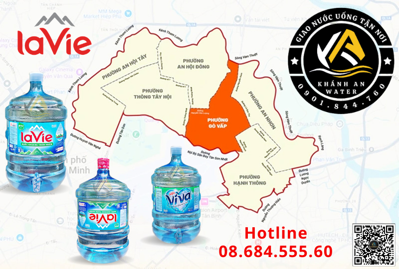Đại lý nước uống Lavie chính hãng giao tận nơi tại Phường Thông Tây Hội và An Hội Tây, Quận Gò Vấp - Khánh An Water.
