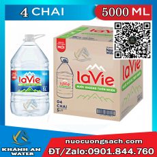 Dịch vụ giao nước tận nơi nước khoáng La Vie bình 5L chính hãng tại Gò Vấp.