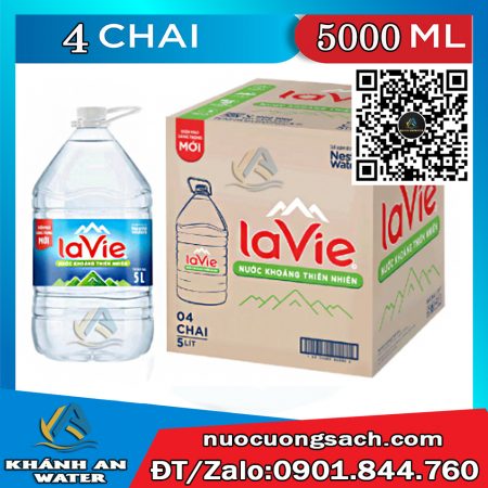 Dịch vụ giao nước tận nơi nước khoáng La Vie bình 5L chính hãng tại Gò Vấp.