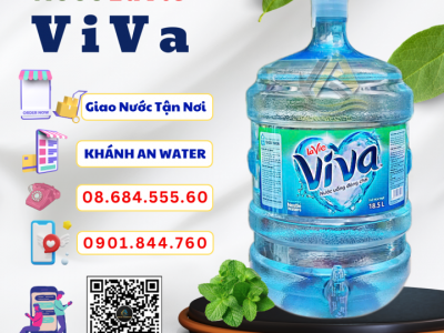 Giao nước tận nơi Gò Vấp - Nước tinh khiết Lavie Viva có vòi 18.5L